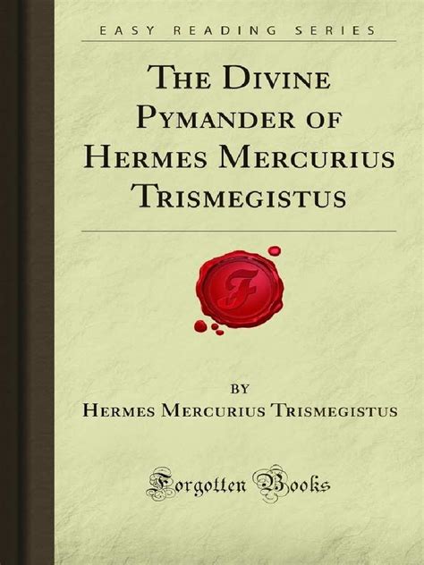 hermes trismegistus pdf|the divine pymander text pdf.